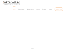 Tablet Screenshot of portavitae.cl